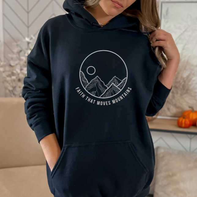 Sudadera La fe que mueve montañas la biblia contra la crist (Subido por el creador)