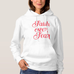 Sudadera La fe sobre el miedo