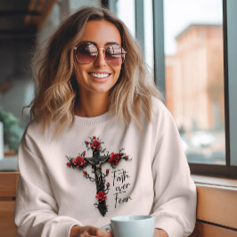 Sudadera La fe sobre el miedo