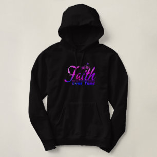 Sudadera La fe sobre el miedo