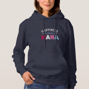 Sudadera La Felicidad De La Madre Arte Es Ser Nana