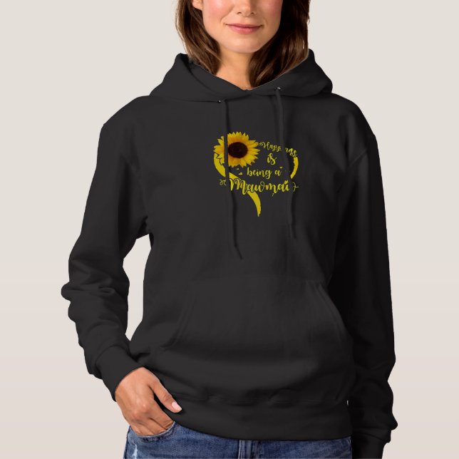Sudadera La Felicidad De Las Mujeres Es Ser Un Girasol Mawm (Anverso)