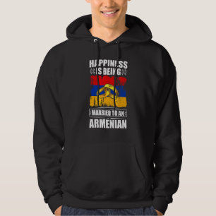 Sudadera La felicidad es estar casado con un armenio Armeni
