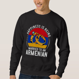 Sudadera La Felicidad Es Estar Casado Con Una Boda Armenia