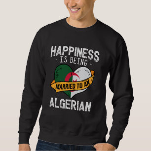 Sudadera La felicidad es estar casado con una esposa argeli
