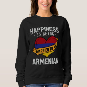 Sudadera La felicidad es estar casado con una esposa armeni