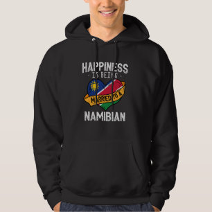 Sudadera La felicidad es estar casado con una esposa namibi