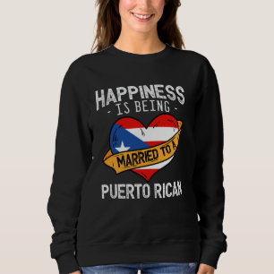 Sudadera La Felicidad Es Estar Casado Con Una Esposa Puerto