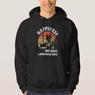 Sudadera La Felicidad Es Mi Perro Y Buenos Botines Para Cam