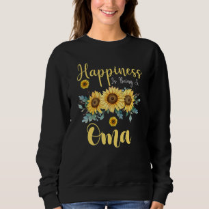 Sudadera La felicidad es ser el día de la madre del girasol