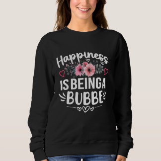 Sudadera La felicidad es ser una Bubbe divertida para el Dí