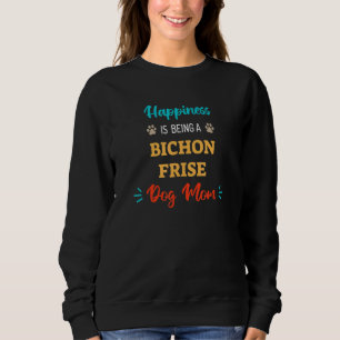 Sudadera La felicidad es ser una madre de perro de la novia