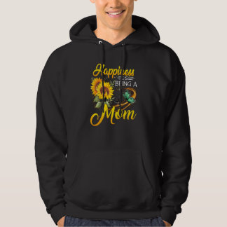 Sudadera La felicidad es ser una madre mariposa de girasol