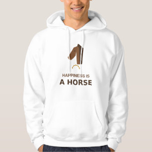 Sudadera La Felicidad Es Un Caballo – Regalo Para Amantes D