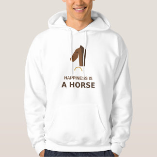 Sudadera La Felicidad Es Un Caballo – Regalo Para Amantes D