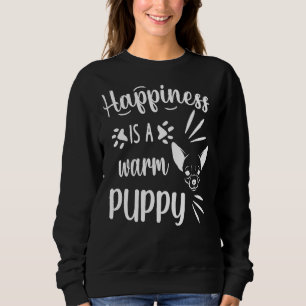 Sudadera La Felicidad Es Un Cálido Cachorro Pergo Feliz Dog