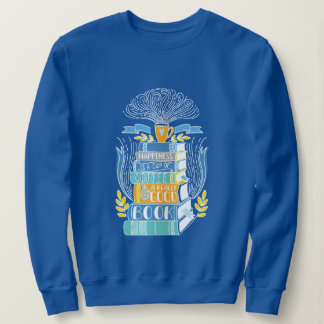 Sudadera "La felicidad es una taza de café y un buen libro"