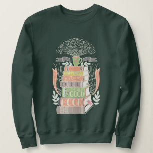 Sudadera "La felicidad es una taza de café y un buen libro"