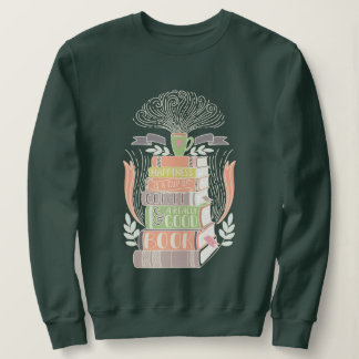Sudadera "La felicidad es una taza de café y un buen libro"