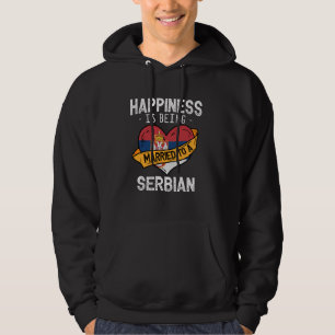 Sudadera La Felicidad Está Siendo Casada Con Una Esposa Ser