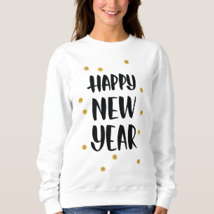 Sudadera La Feliz Año Nuevo linda redacta la camiseta