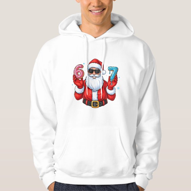 Sudadera La fiesta de donas 6 y 7 de Santa (Anverso)