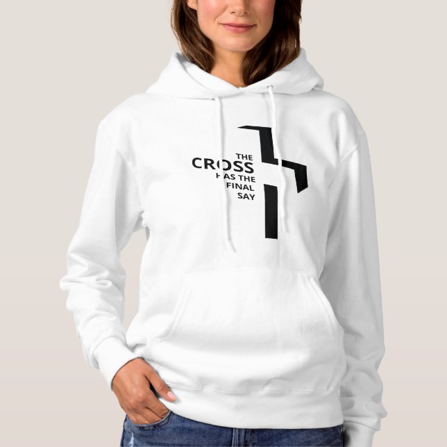 Sudadera La final cruzada dice "Gospel Sayings" (Anverso)