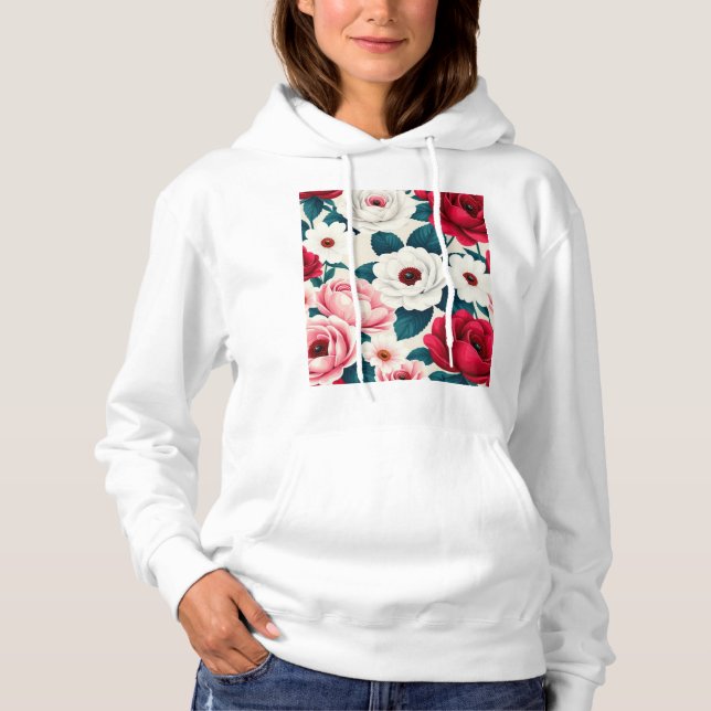 Sudadera La flor está en mi corazón (Anverso)