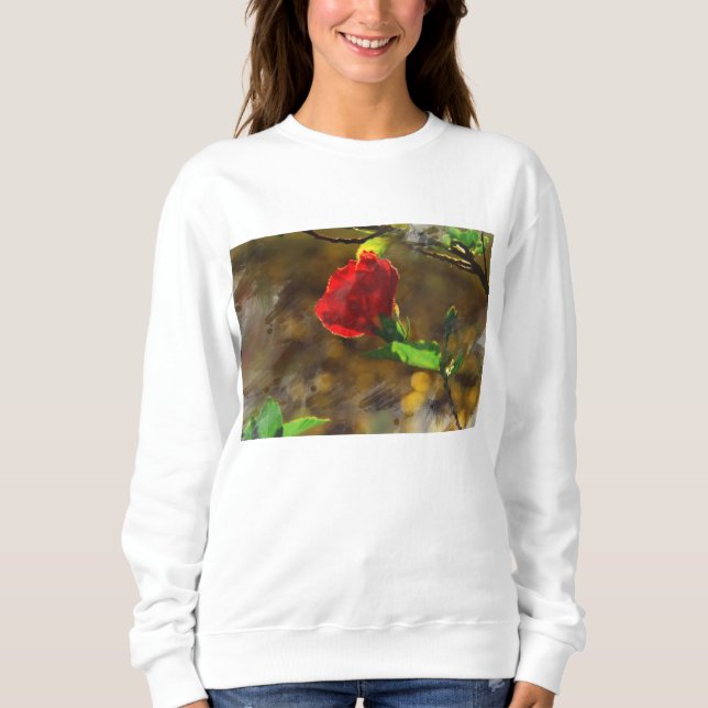 Sudadera La Flor Roja de Mamá (Anverso)