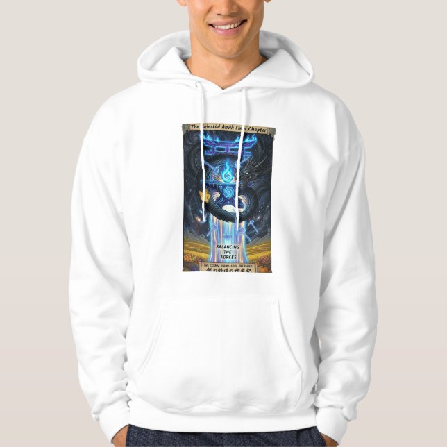 Sudadera La Forja Cósmica donde su alma es templada (Anverso)