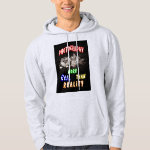 Sudadera La fotografía es más real que la realidad