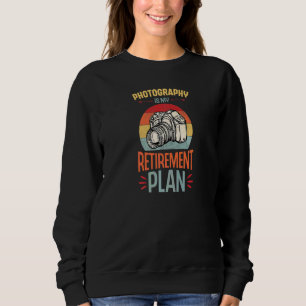 Sudadera La fotografía es mi plan de jubilación Fotógrafo j