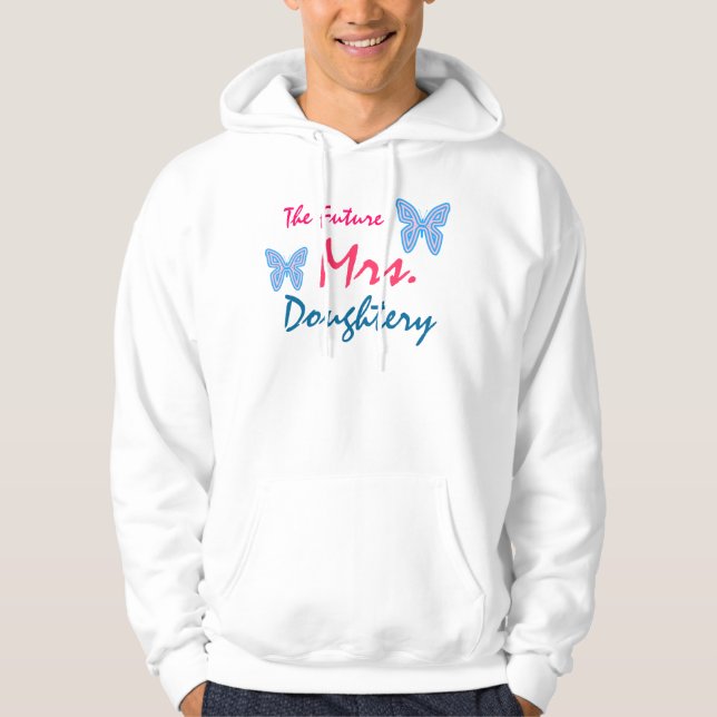Sudadera La futura Sra. Personalizable Hoodie (Anverso)