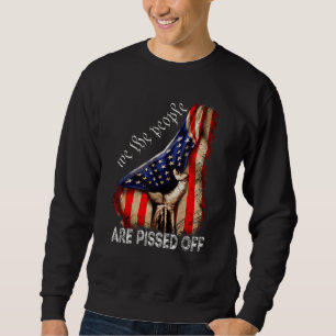 Sudadera La gente está fastidiada con los antiguos Estados 