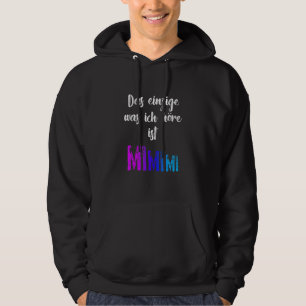 Sudadera La gramática Meckern El único mimimi