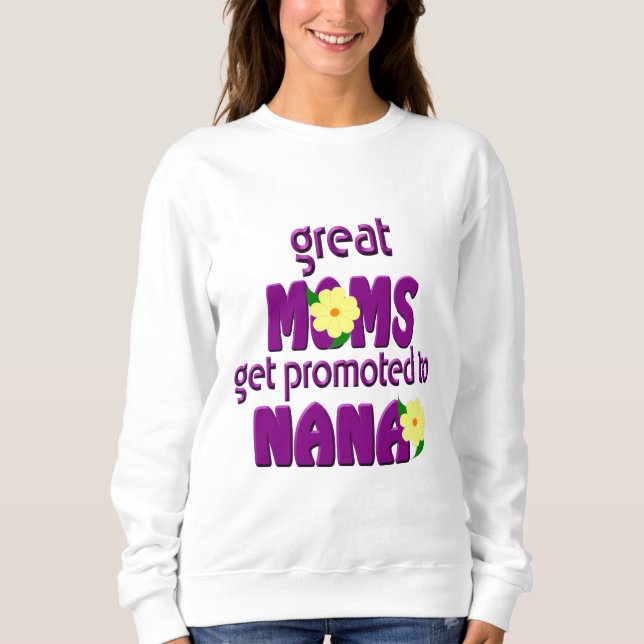 Sudadera La gran mamá consigue la camiseta básica de las (Anverso)