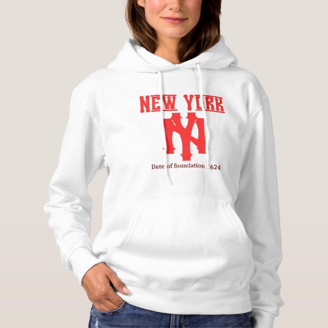 Sudadera La Gran Manzana, Nueva York (Anverso)