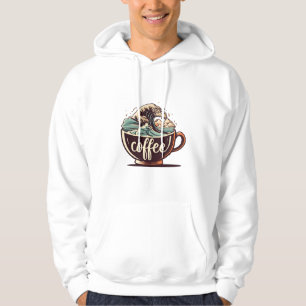 Sudadera La Gran Ola De Café