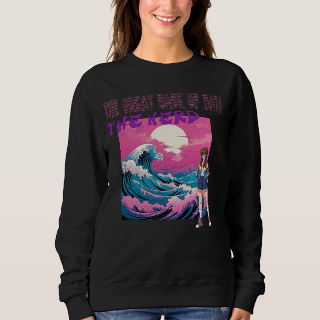 Sudadera La Gran Ola De Datos (Anverso)