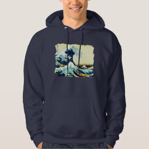 Sudadera La Gran Ola de Kanagawa (神 奈 川 沖 裏