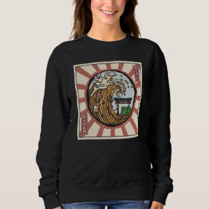 Sudadera La gran ola de Ramen para los amantes de la gastro