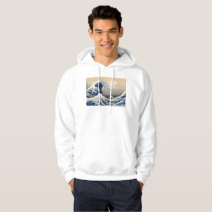 Sudadera La Gran Ola frente a Kanagawa Hokusai
