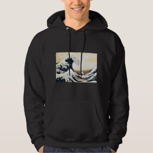 Sudadera La Gran Ola Fuera de Kanagawa Hokusai, arte japoné