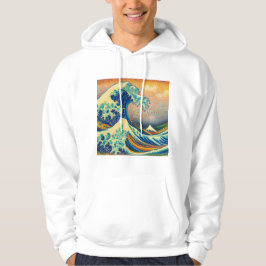 Sudadera La Gran Ola, la ola de Kanagawa v2