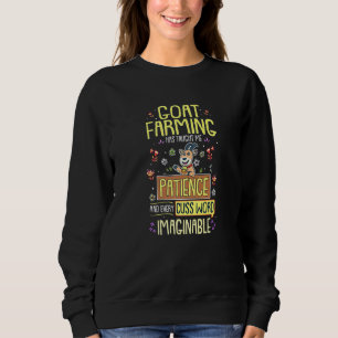 Sudadera La Granja De Cabra Granjera De Cabra Me Ha Enseñad