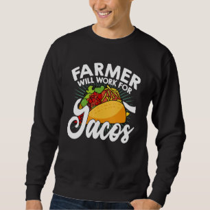 Sudadera La granja trabajará por tacos granja conducción de