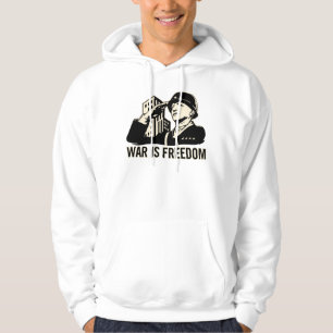 Sudadera La guerra es libertad