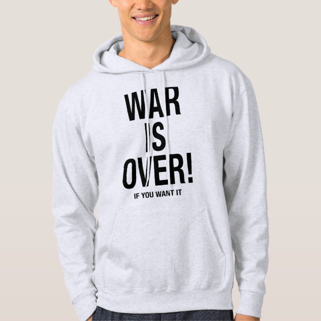Sudadera La guerra terminó (Anverso)