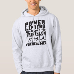 Sudadera La Hala Poderosa Es Como Una Triatlón Para Hombres
