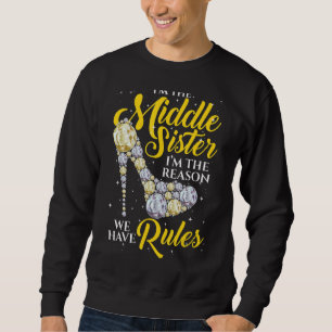 Sudadera La Hermana Media Coincidiendo Yo Soy La Razón Por